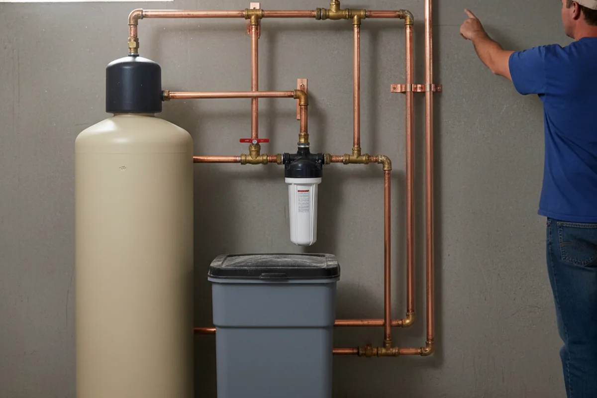 Whole-house water treatment system installed in Centerfield